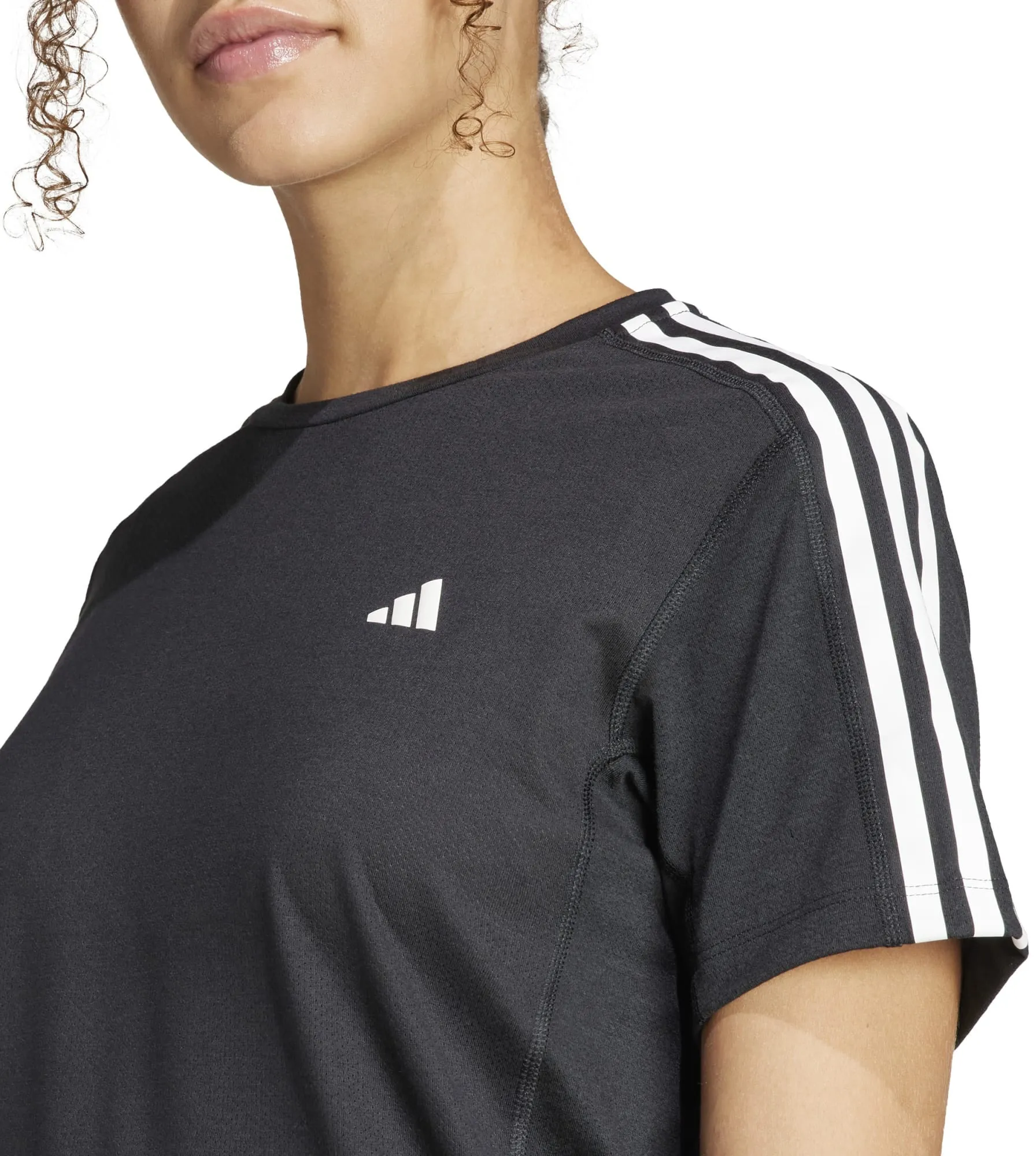 Women's Own the Run 3 Stripes T-shirt