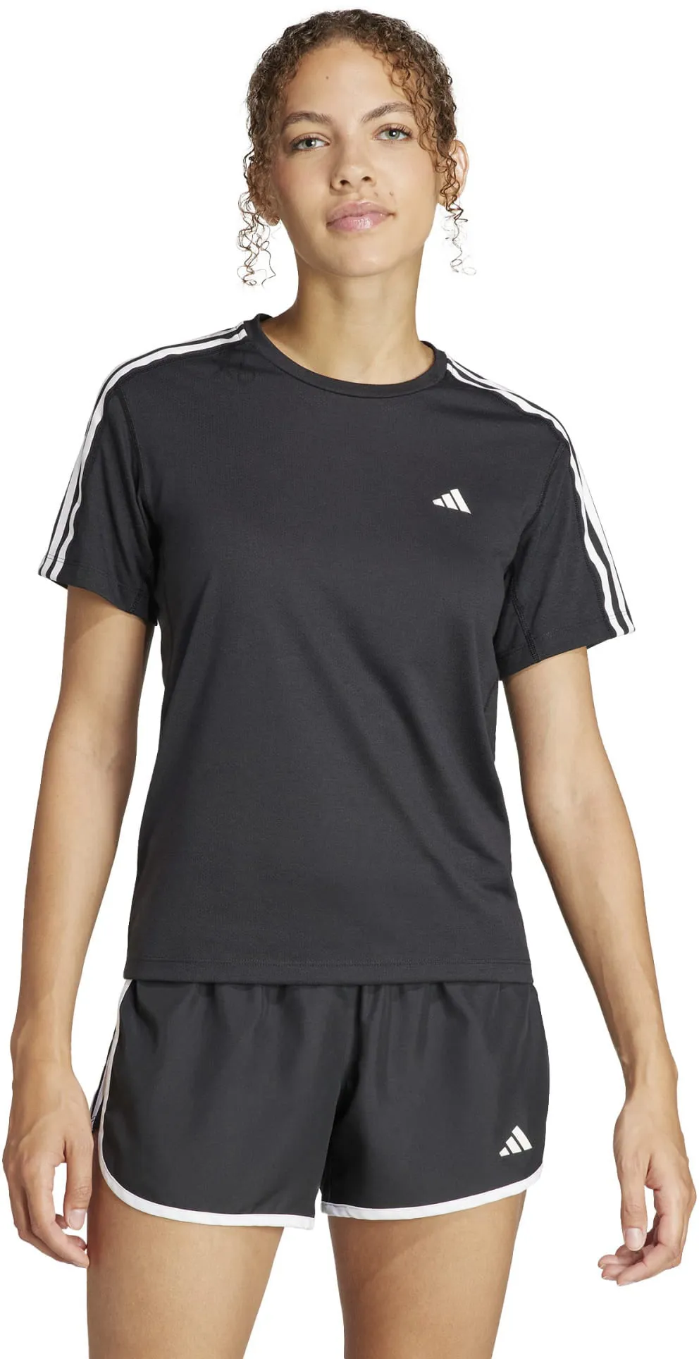 Women's Own the Run 3 Stripes T-shirt