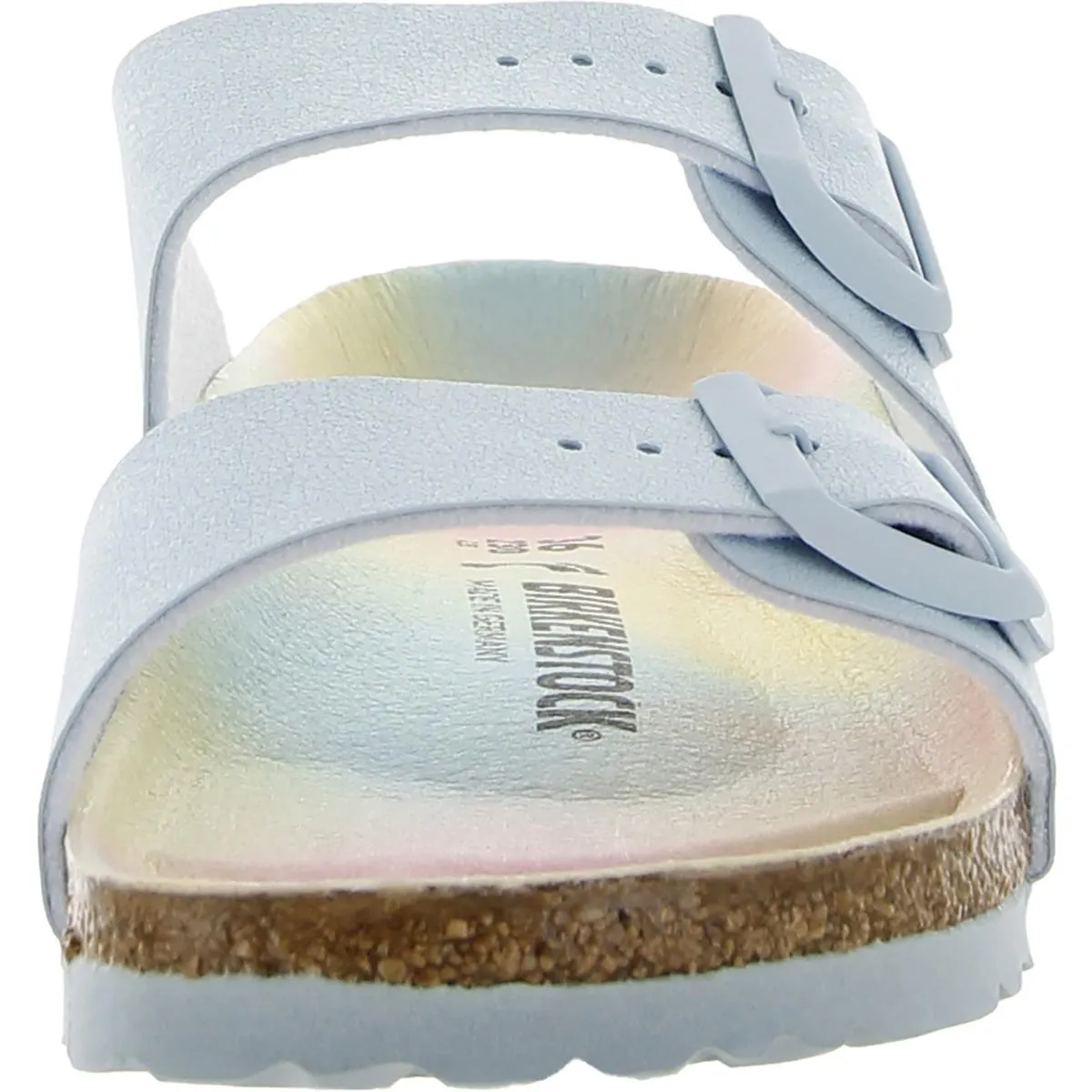 Womens Slip On Strappy Slide Sandals