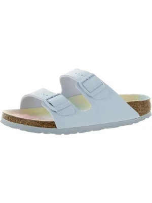 Womens Slip On Strappy Slide Sandals