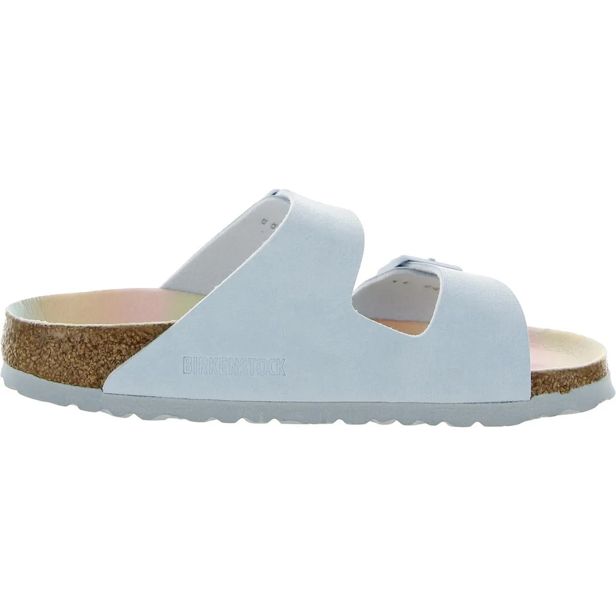 Womens Slip On Strappy Slide Sandals