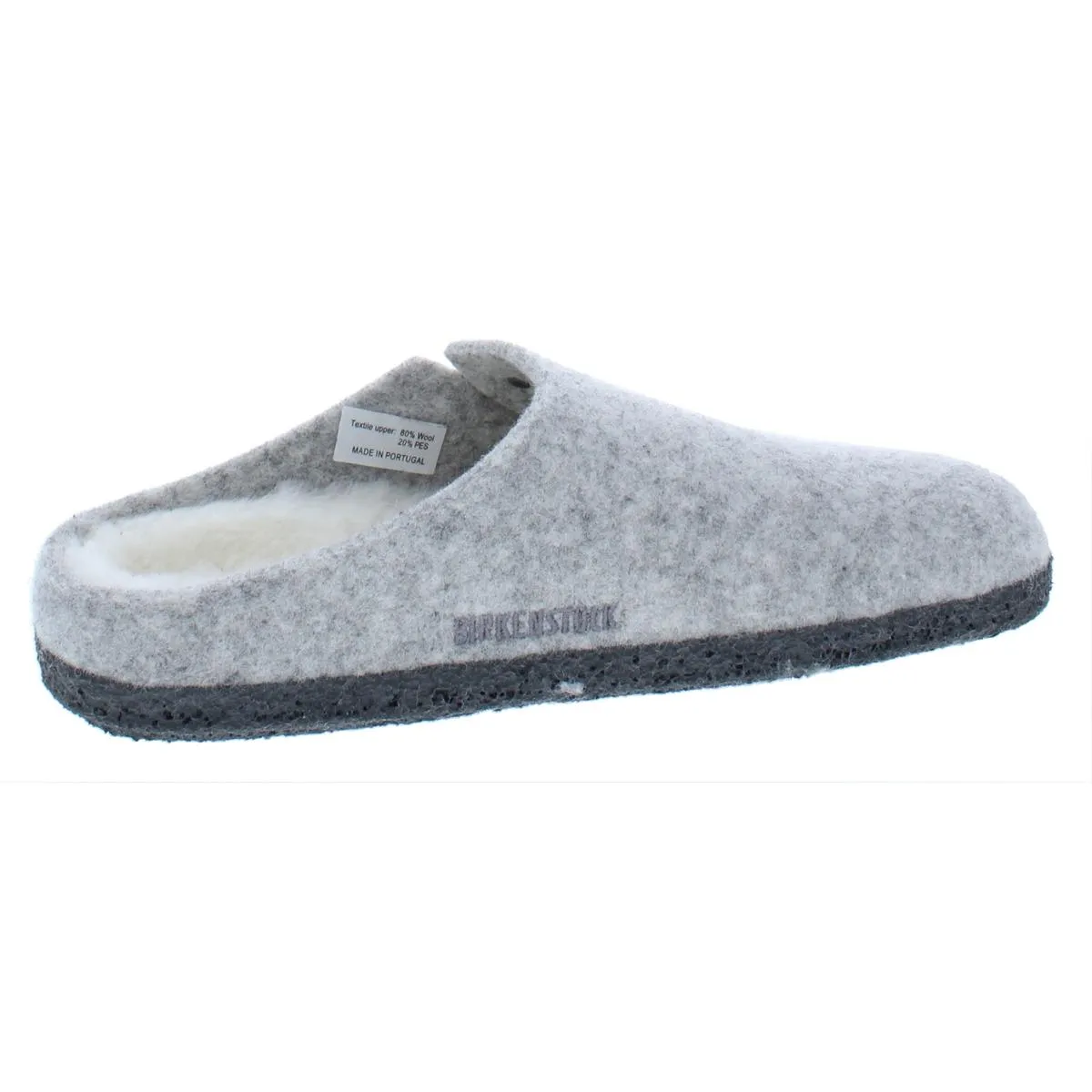 Zermatt Rivet Womens Wool Blend Shearling Clog Slippers